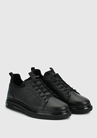 Siyah Deri Erkek Ayakkabı