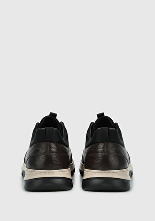 Kahve Deri Erkek Sneaker