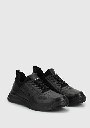 Siyah Deri Erkek Ayakkabı