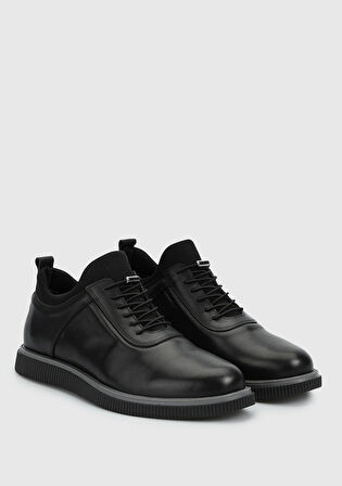 Siyah Deri Erkek Ayakkabı