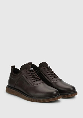 Kahve Deri Erkek Ayakkabı