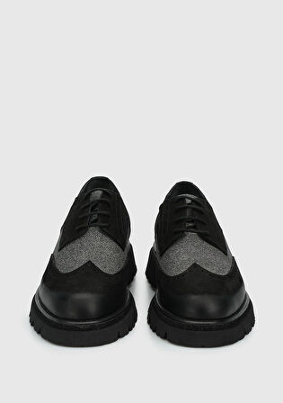 Siyah Deri Erkek Ayakkabı