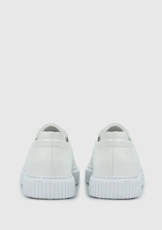 Beyaz Deri Erkek Sneaker