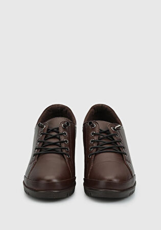 Kahve Deri Kadın Ayakkabı