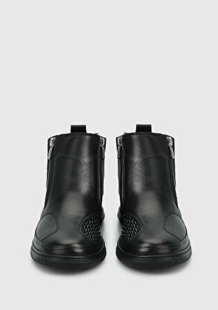 Siyah Deri Kadın Bot