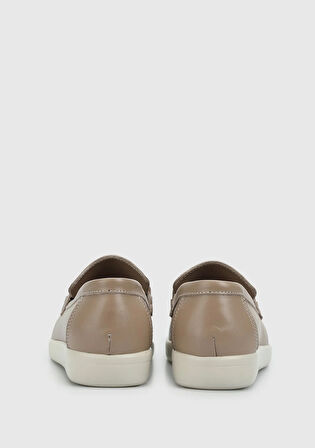 Vizon Deri Kadın Ayakkabı