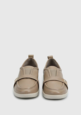 Vizon Deri Kadın Ayakkabı