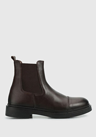 Kahve Deri Erkek Bot