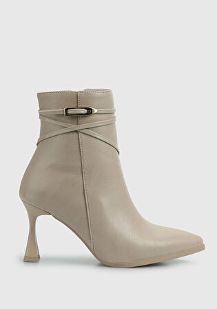 Bej Kadın Bootie