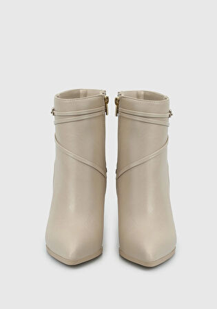 Bej Kadın Bootie