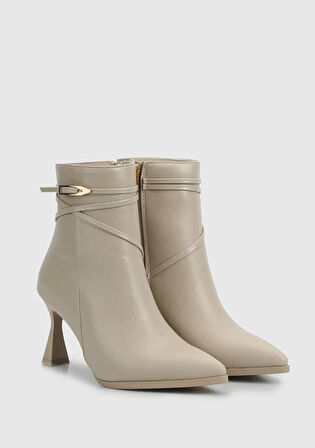 Bej Kadın Bootie