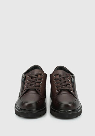 Kahve Deri Kadın Ayakkabı