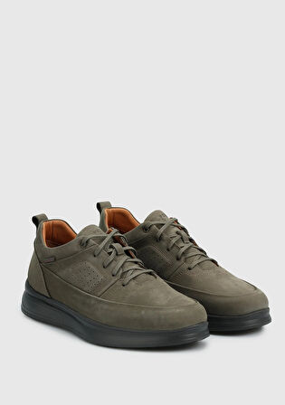 Haki Deri Erkek Ayakkabı