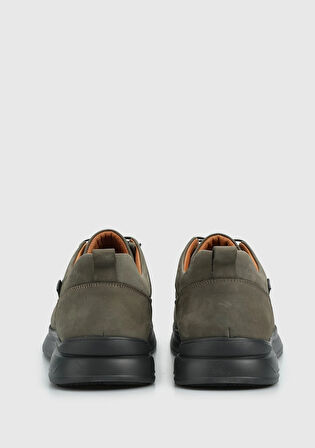 Haki Deri Erkek Ayakkabı