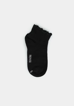 Siyah  Provoq PP01 Fırfırlı Siyah