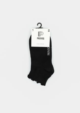 Siyah  Provoq PP01 Fırfırlı Siyah