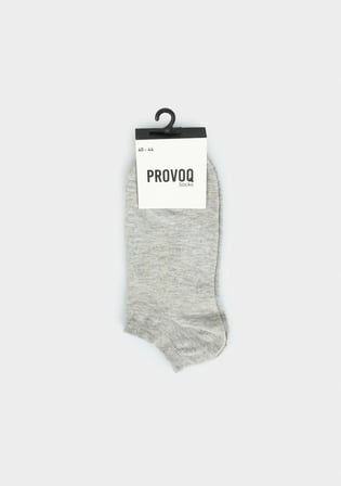Gri  Provoq Çorap Gri Tekli 39-44