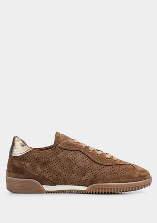 Taba Deri Kadın Sneaker