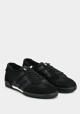 Siyah Deri Kadın Sneaker