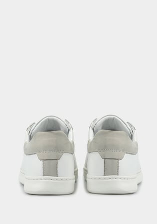 Beyaz Deri Erkek Sneaker