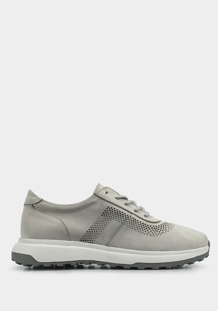 Bej Deri Erkek Sneaker