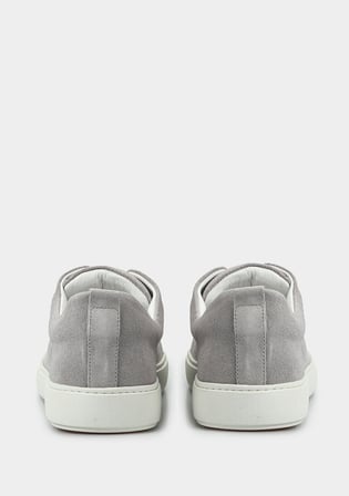 Gri Deri Erkek Sneaker