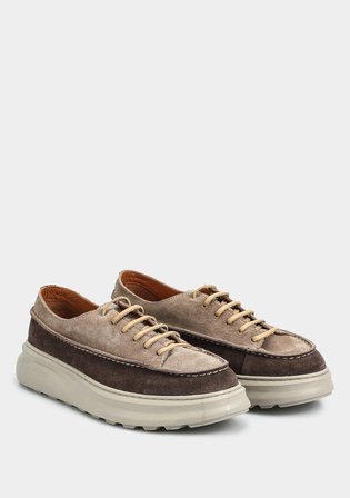 Kahve Deri Erkek Sneaker