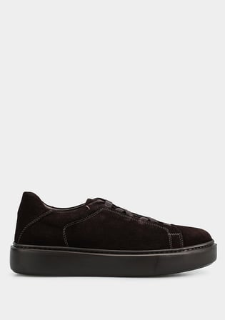 Kahve Deri Erkek Sneaker