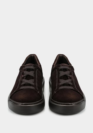Kahve Deri Erkek Sneaker