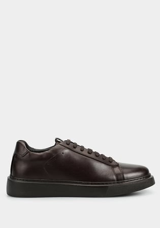 Kahve Deri Erkek Sneaker