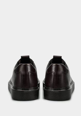 Kahve Deri Erkek Sneaker