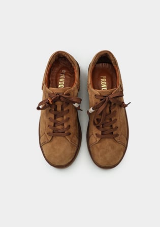 Taba Deri Kadın Sneaker