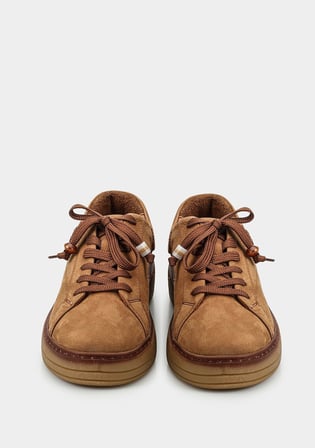 Taba Deri Kadın Sneaker