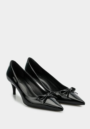 Siyah Kadın Stiletto
