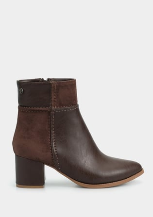 Kahve Kadın Bootie