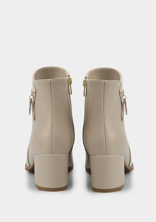Bej Kadın Bootie