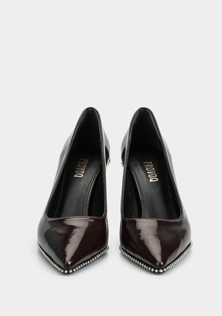 Kahve Kadın Stiletto