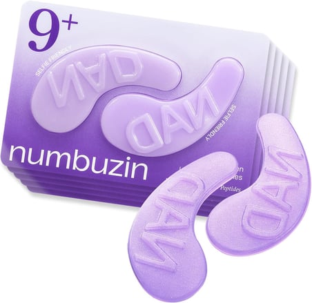 No.9 NAD+ Collagen Gel Eye Patches- Peptid, Kafein ve Niasinamidli Göz Altı Jel Pedleri 5 Çift