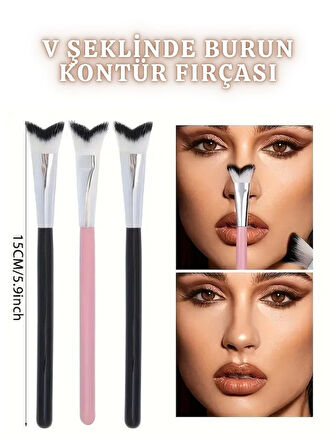 V şeklinde Burun Kontür Fırçası