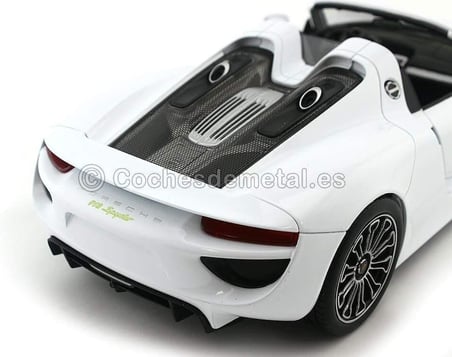 Porsche 918 Spyder Cabriolet gri metalik 1:18