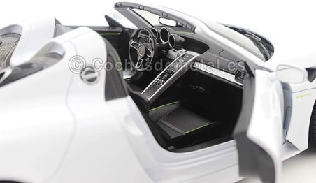 Porsche 918 Spyder Cabriolet gri metalik 1:18