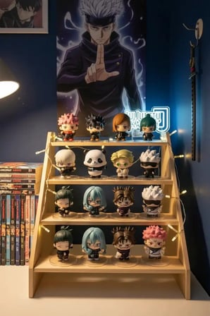 MINISO Jujutsu Kaisen Lisanslı Mini Figür Blind Box – Koleksiyonluk Sürpriz Kutu
