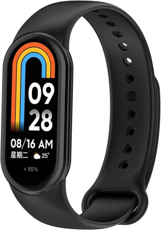 Mi Band 8, Mi Band 9 ve Mi Band 10 ile Uyumlu Kordon Spor Jel Silikon Kayış