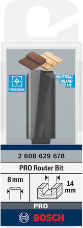 Bosch PRO 14x30 mm Ahşap Düz Freze Ucu 2608629678