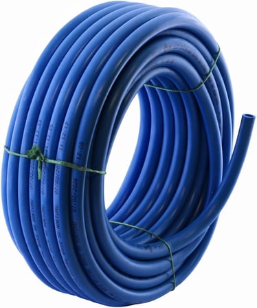 Süper Mavi Kauçuklu Bahçe Hortumu 25 Metre Ekstra Kalın Sağlam Su Sulama Yıkama Hortum 12.5 mm 1/2"