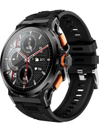 Kalobee SK43 Akıllı Saat Ultra Kaliteli 3 Kordonlu Amoled Ekran/sesli GÖRÜŞME/48MM KASA/750MAH Pil