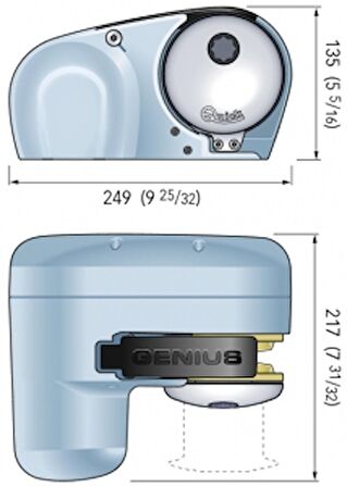 Quick GENIUS GP2 Tambursuz model 2000 24 V 800 W