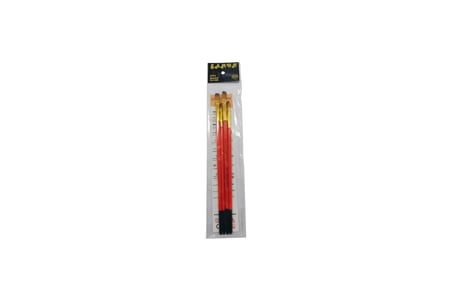 Süper 4'lü Sentetik Yağlı ve Akrilik Boya Fırça Seti, 4 Parça, 2.5mm Fırça Genişliği, 15cm Sap Uzunluğu, Standart Boy, No: 2-4-6-8