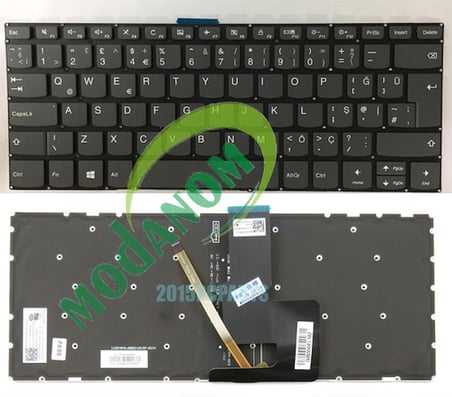 Lenovo 5CB0N67483 Klavye Siyah Türkçe Işıklı