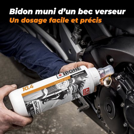 10.4 10W40 4T Sentetik Motosiklet Yağı 1L